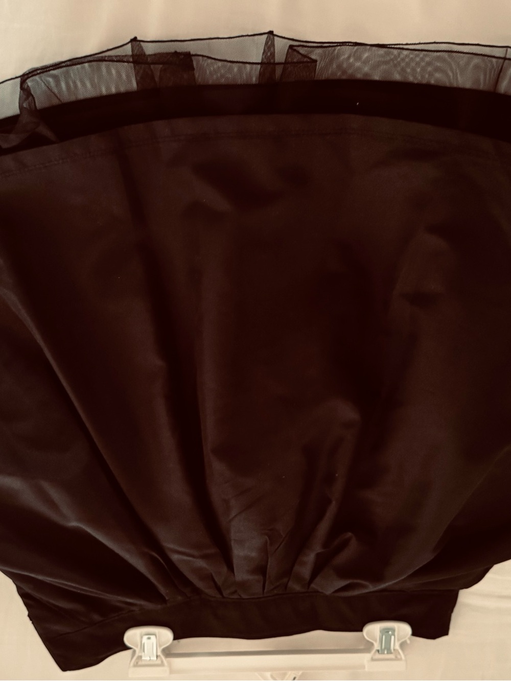 GAP Black Circle Skirt with Sheer Hem and Pockets - Picture 4 of 7